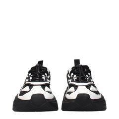 Dolce & Gabbana White Leather Chunky Sneakers