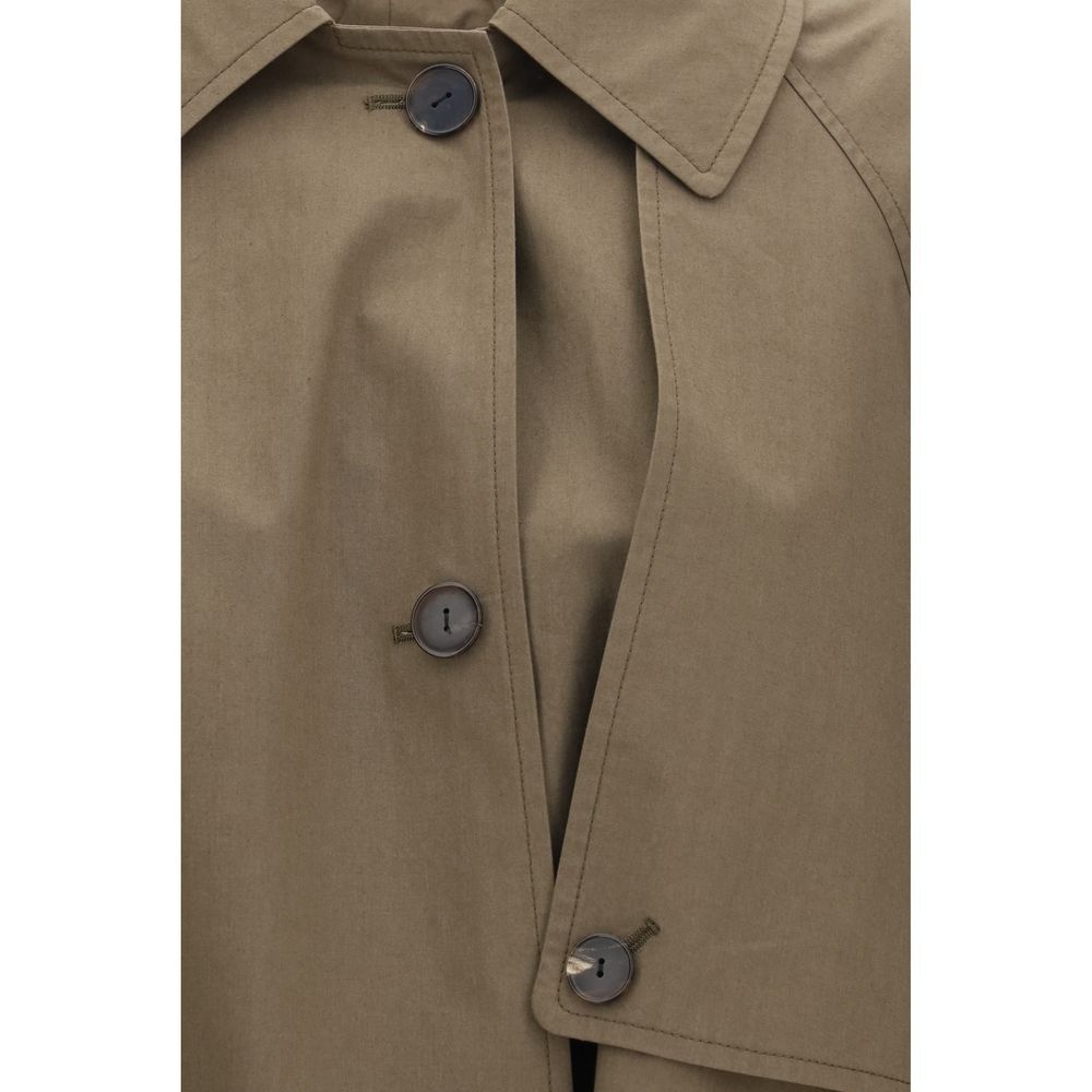 Calvin Klein Bicolor Katoenen Trenchcoat