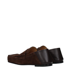 Jacquemus Brown Leather Slip-On Loafers
