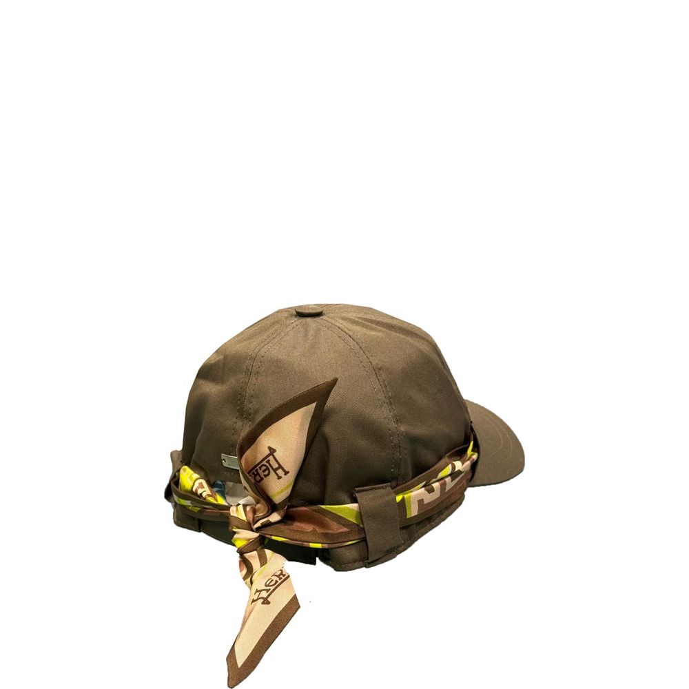 Herno Bicolor Katoenen Cap (Baseballpet)