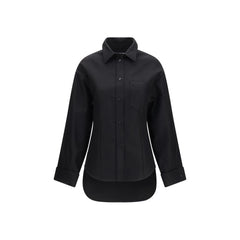 Balenciaga Black Cotton Dress Shirt