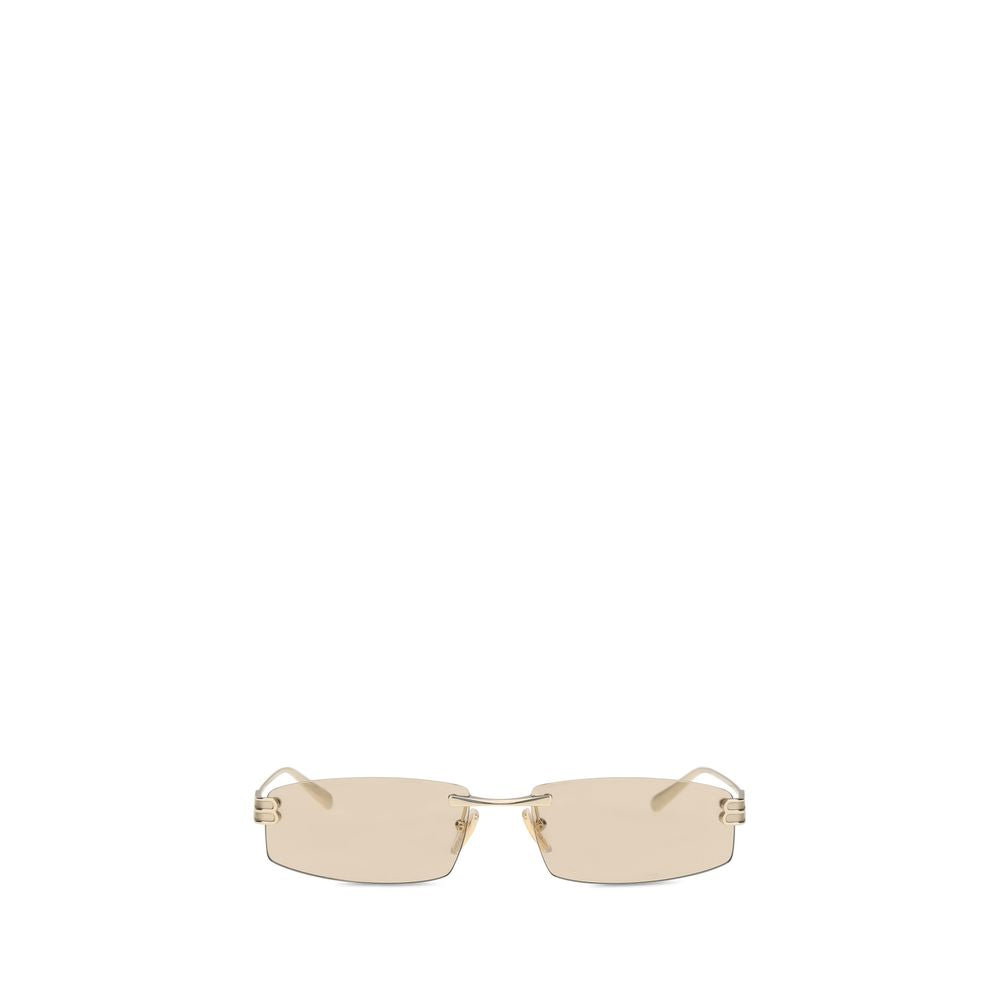 Balenciaga Beige Metalen Zonnebril