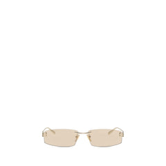 Balenciaga Beige Metalen Zonnebril