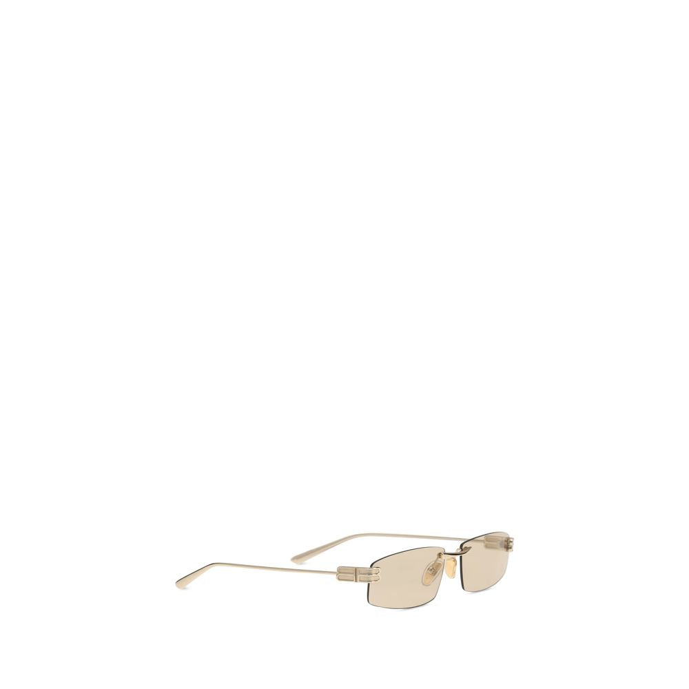 Balenciaga Beige Metalen Zonnebril