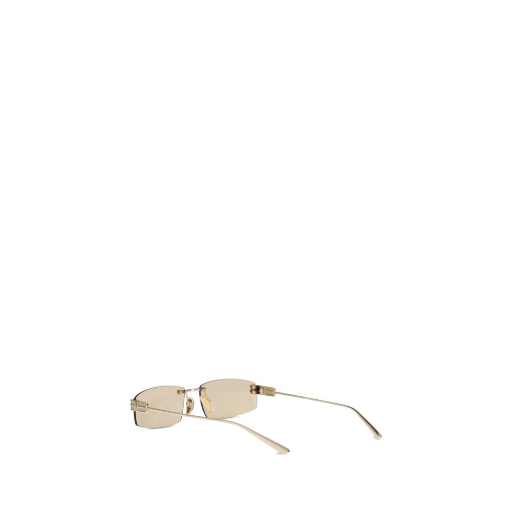 Balenciaga Beige Metalen Zonnebril