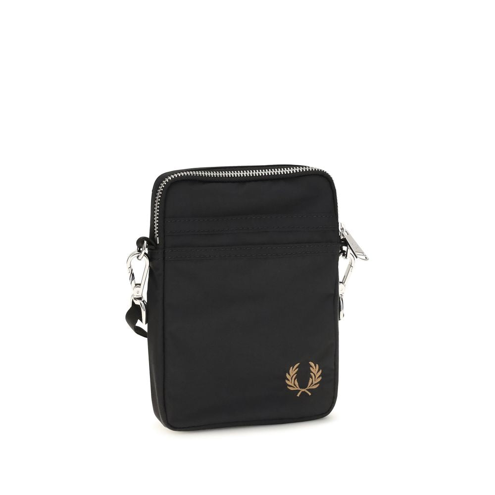 Fred Perry Zwarte Nylon Schoudertas