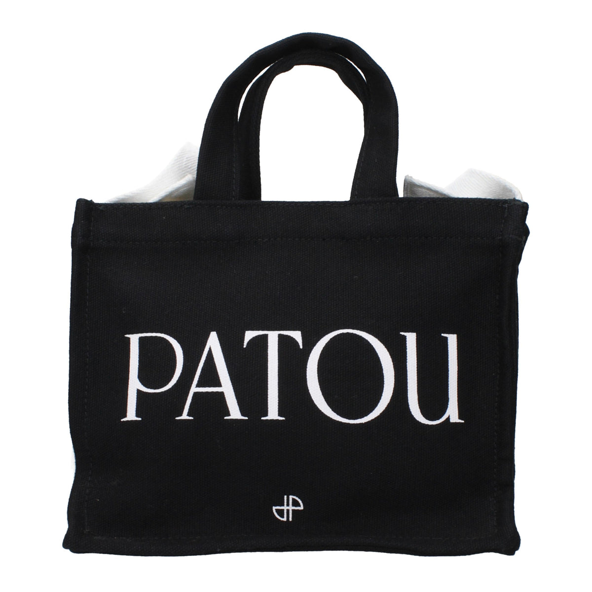 Patou Black Cotton Handbag