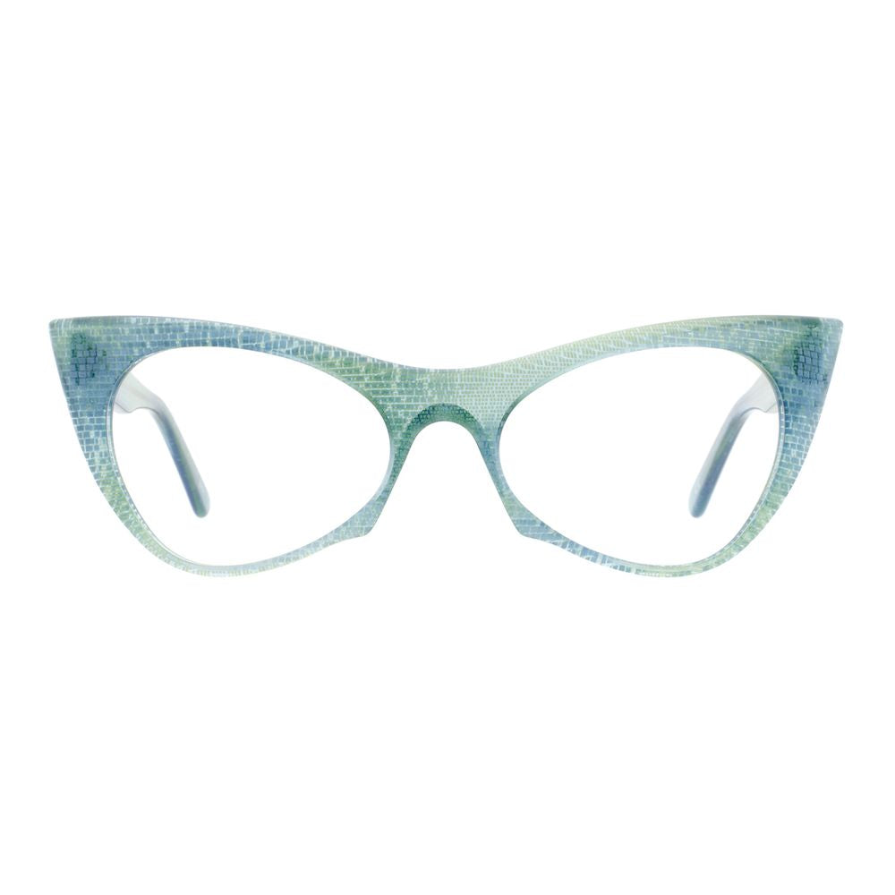 Andy Wolf Turquoise Acetaat Bril (Montuur)