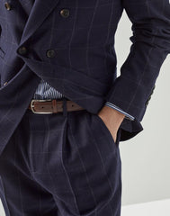Brunello Cucinelli Brown Leather Regular Belt