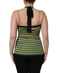 Dolce & Gabbana Multicolor Gestreept Wollen Gebreide Halter Top