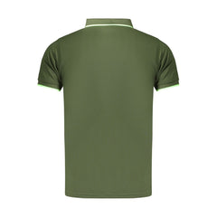 Lotto Green Polyester Men's Polo Shirt