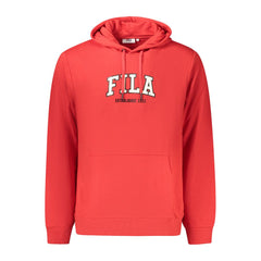 Fila Red Cotton Men's Hoodie