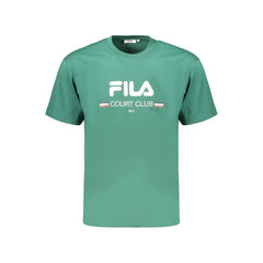 Fila Green Cotton Men's T-Shirt