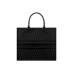 Dior Black Calfskin Tote Bag