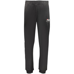 Fila Black Cotton Mens Trousers