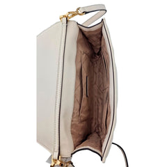 Michael Kors Beige Leather Shoulder Bag