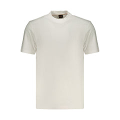 Hugo Boss White Cotton Men's T-Shirt