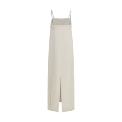 Brunello Cucinelli Witte Acetaat Casual Jurk