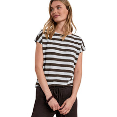 Street One Brown Polyester T-Shirt