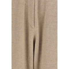 Brunello Cucinelli Beige Cashmere Casual Pants