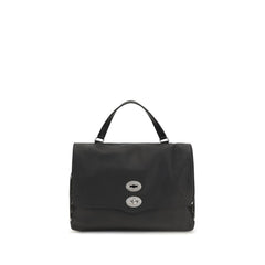 Zanellato Black Calf Leather Bos Taurus Handbag