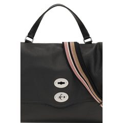 Zanellato Black Calf Leather Bos Taurus Handbag