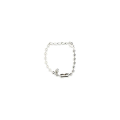 Alexander McQueen Wit Messing Armband