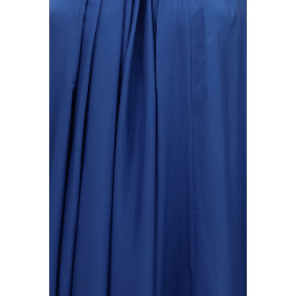 Zimmermann blauwe zijden cocktailjurk