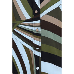 Emilio Pucci Multicolor Viscose Pattern Shirt
