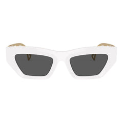 Versace White Acetate Sunglasses