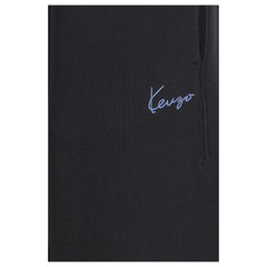 Kenzo Black Cotton Joggers (Workout Pants)