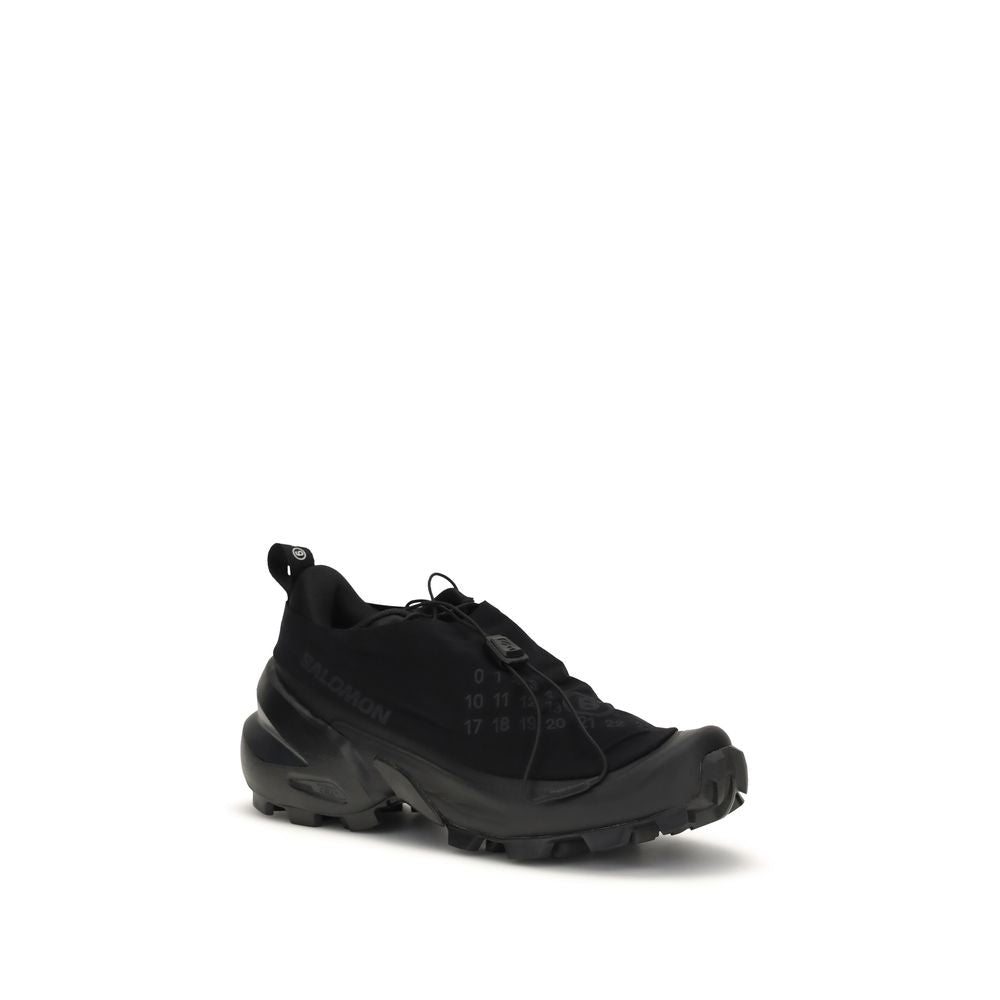 MM6 Black Polyamide Athletic Sneakers