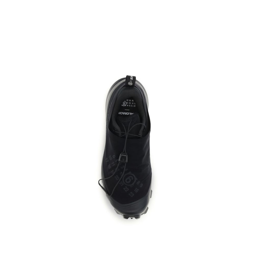 MM6 Black Polyamide Athletic Sneakers