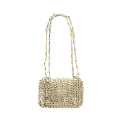 Rabanne Bicolor Brass Shoulder Bag