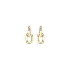 Rabanne Gold Resin Earrings