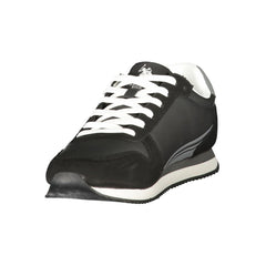 U.S. POLO ASSN. Zwarte Polyurethaan Herensneaker