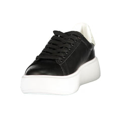 U.S. POLO ASSN. Black Polyurethane Women's Sneaker