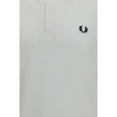 Fred Perry White Cotton Polo Shirt
