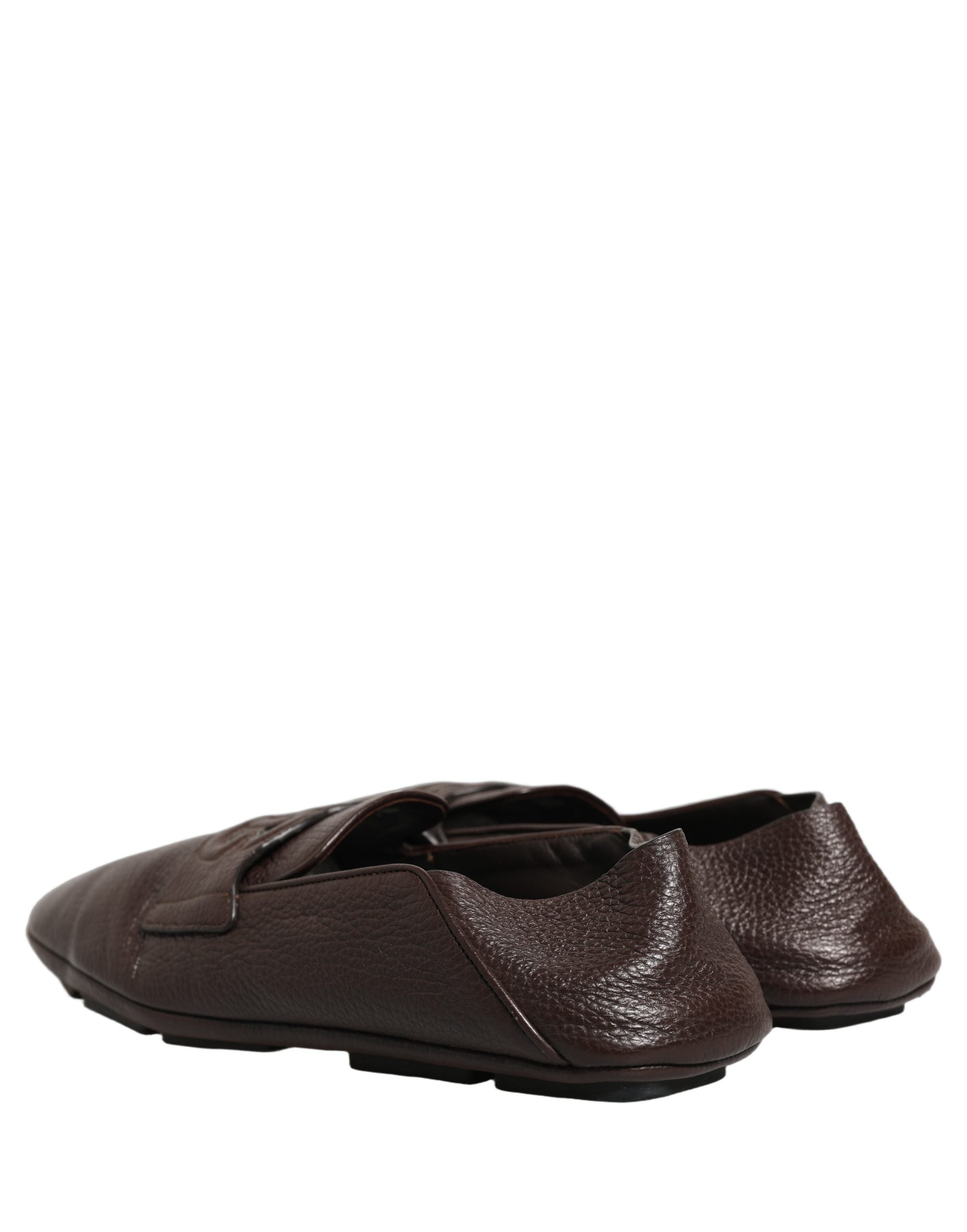 Dolce & Gabbana Bruine Bestuurdersloaferschoenen van Hertleer