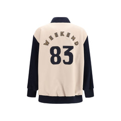 Max Mara Blauwe Wollen Oves Aries Bomber