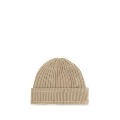 Burberry Beige Wool Oves Aries Beanie