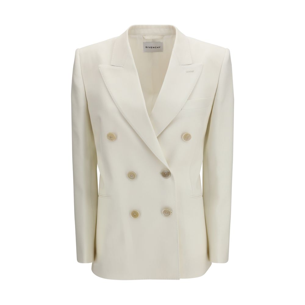 Givenchy Witte Wollen Oves Aries Jas