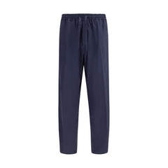 Umit Benan Blue Cotton Casual Pants