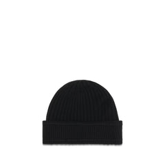 Burberry Black Wool Oves Aries Beanie