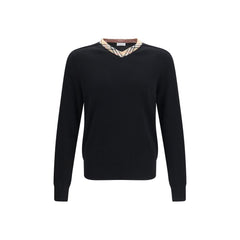 Burberry Black Wool Oves Aries Sweatshirt