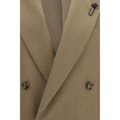 Lardini Beige Wool Oves Aries Blazer