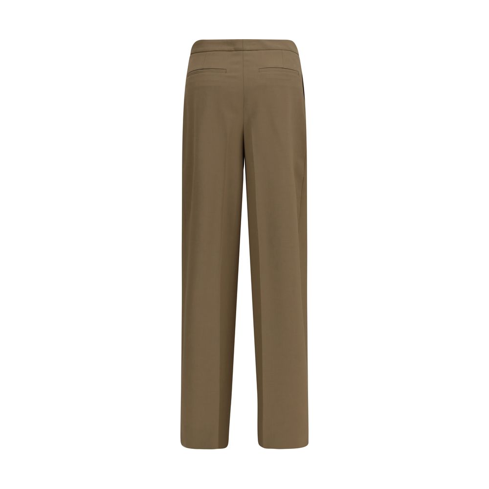 Lardini Bruine Wollen Oves Aries Casual Broek