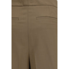 Lardini Bruine Wollen Oves Aries Casual Broek