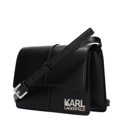Karl Lagerfeld Zwarte Crossbody Tas van Polyetheen