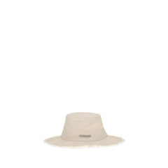 Jacquemus White Cotton Bucket Hat